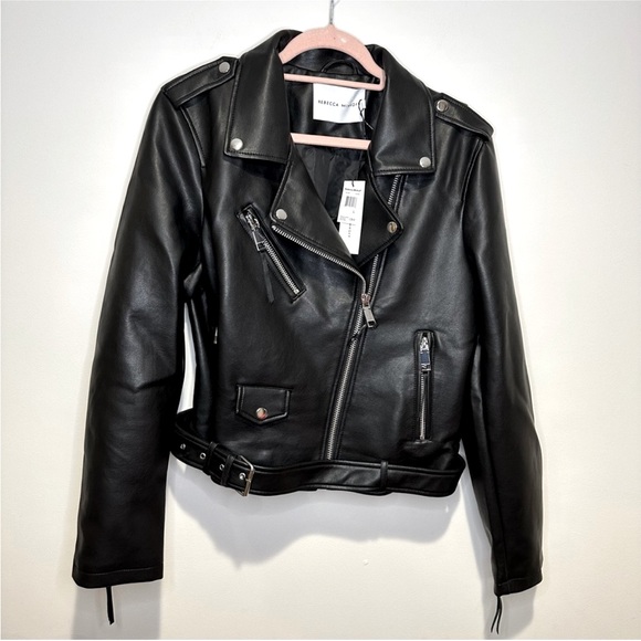 Rebecca Minkoff Jackets & Blazers - Rebecca Minkoff leather Moto jacket. New with tags